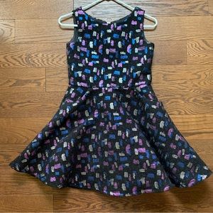 Zoe Ltd. Size 14 black patterned dress